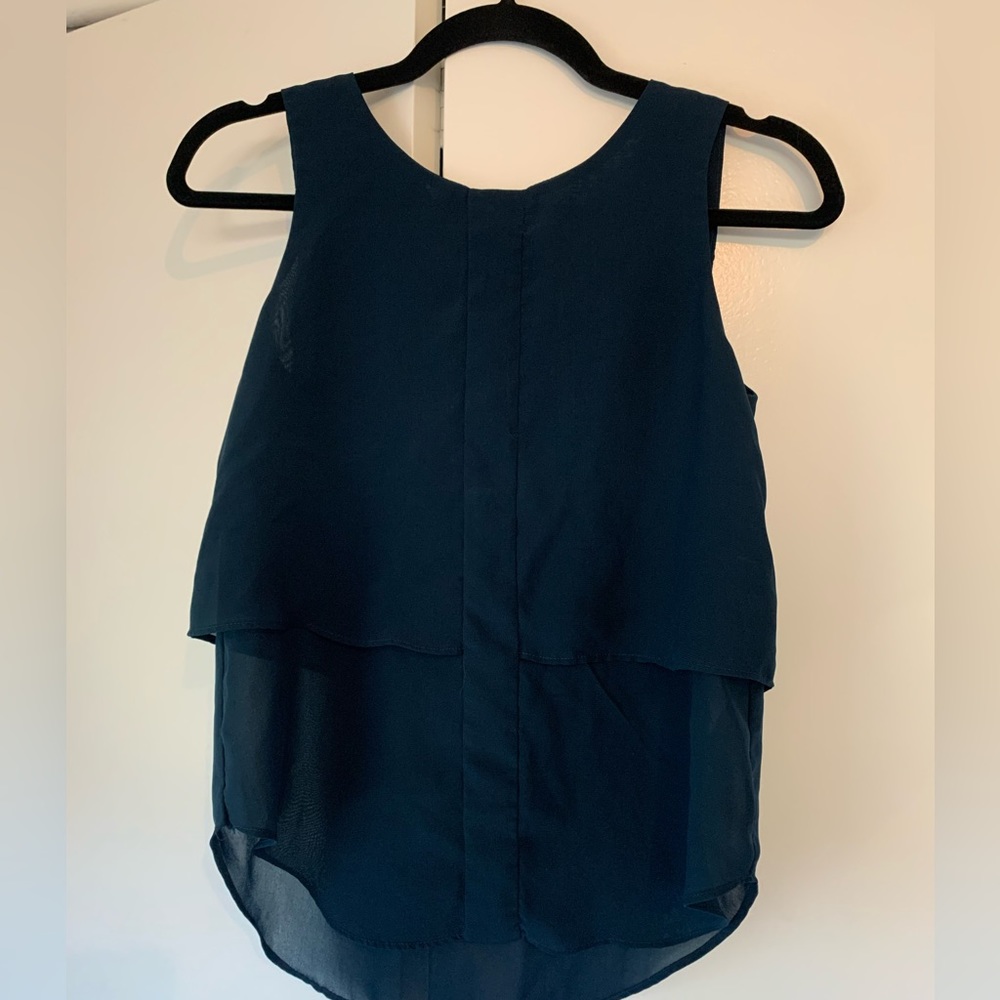 Banana Republic Dark Teal Sleeveless Top